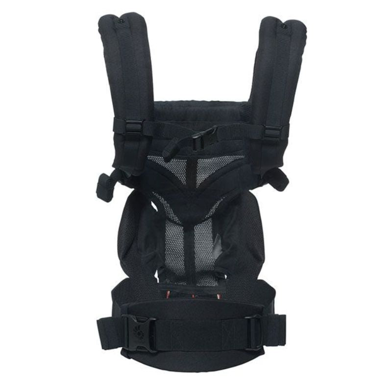 Back view of Ergonomic Baby Carrier with Hip Seat in white background