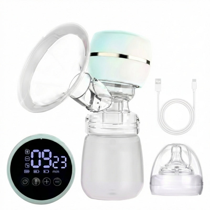 Compact electric breast pump for home use