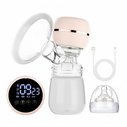 Electric breast pump with massage and pumping modes