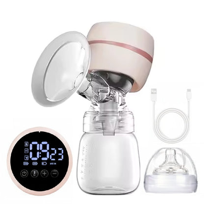 Lightweight electric breast pump for travel with USB